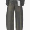 Pantalones holgados con logotipo en relieve