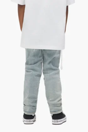 Pantalones para niños «Light Indigo Paint Repair»