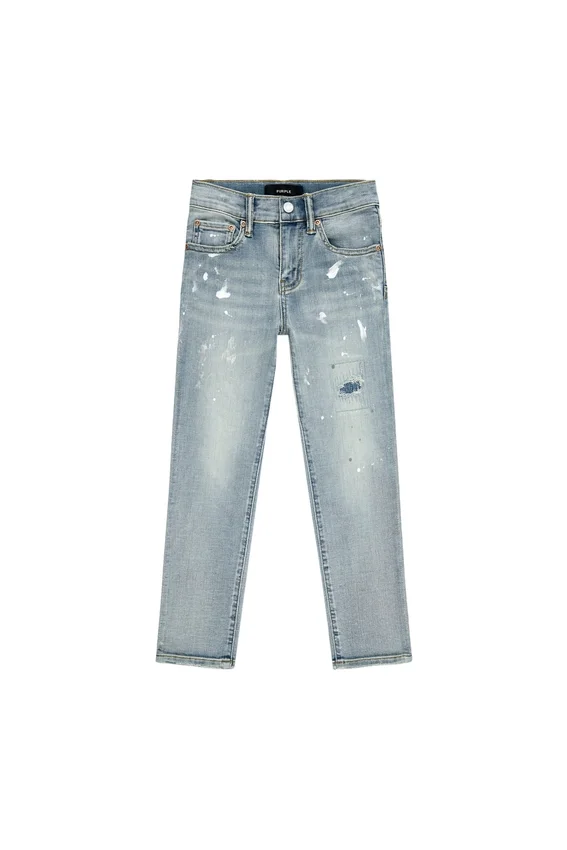 Pantalones para niños «Light Indigo Paint Repair»