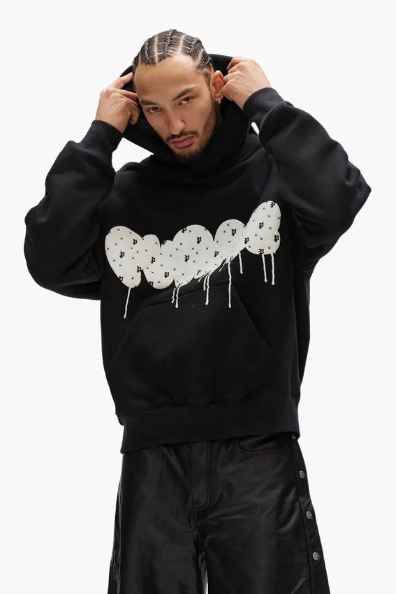 Sudadera con capucha acolchada Monogram