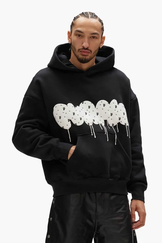 Sudadera con capucha acolchada Monogram