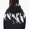 Sudadera con capucha para niños con logotipo pintado