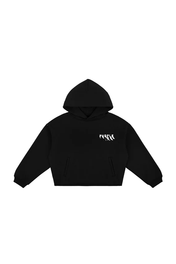 Sudadera con capucha para niños con logotipo pintado