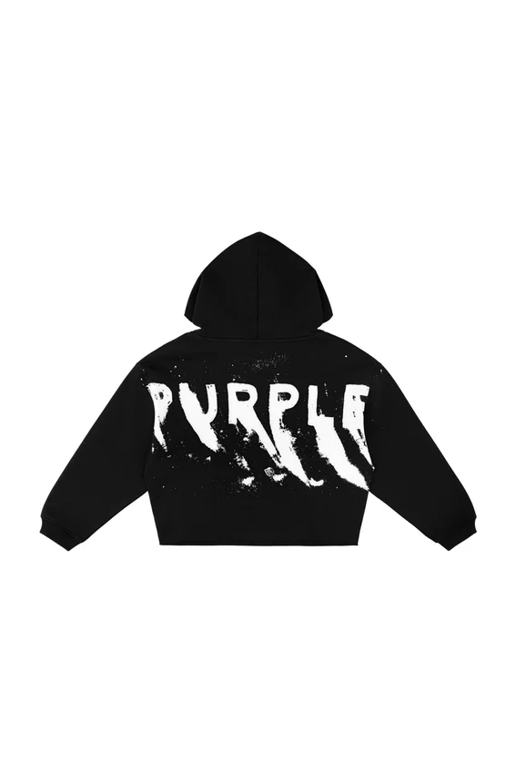 Sudadera con capucha para niños con logotipo pintado