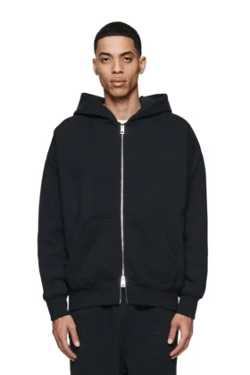 Sudadera con capucha y cremallera básica