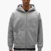 Sudadera con capucha y cremallera básica