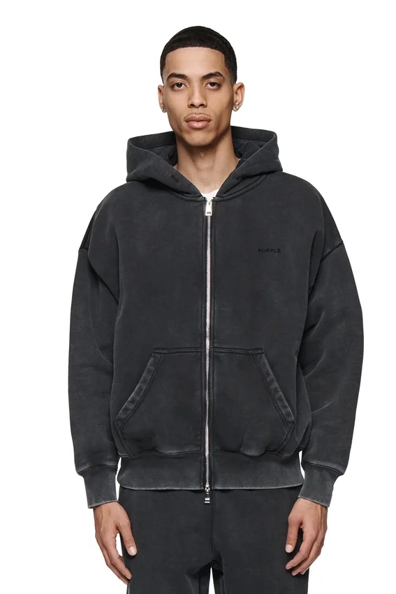 Sudadera con capucha y cremallera básica