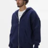 Sudadera con capucha y cremallera básica