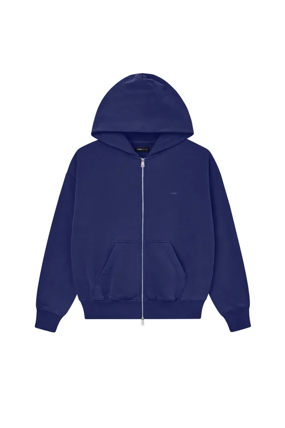 Sudadera con capucha y cremallera básica