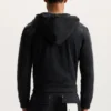 Sudadera con capucha y cremallera con letras