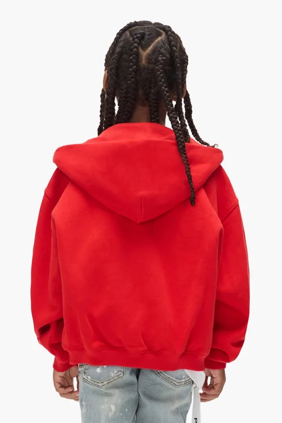Sudadera con capucha y cremallera «Half & Half» para niños