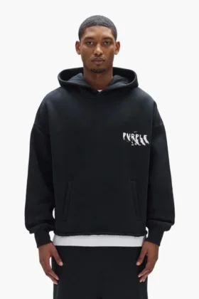 Sudadera con capucha y logotipo pintado
