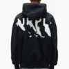 Sudadera con capucha y logotipo pintado